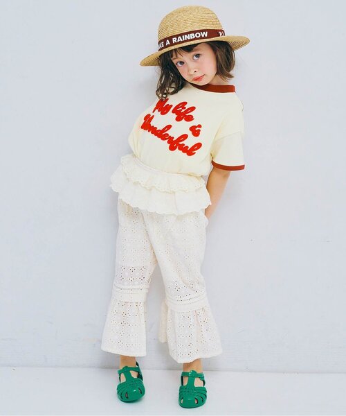 p.premier（ピードットプルミエ）の「アイレットレースフリルパンツ（その他パンツ・キッズ・チャコール/イエロー/アイボリー・80/90/100/110/120/130/140）」の15枚目の写真