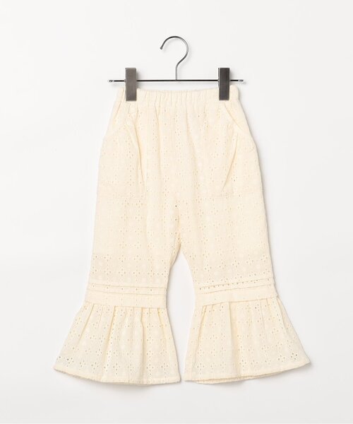 p.premier（ピードットプルミエ）の「アイレットレースフリルパンツ（その他パンツ・キッズ・チャコール/イエロー/アイボリー・80/90/100/110/120/130/140）」の9枚目の写真