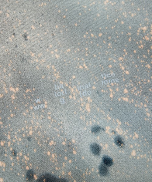 BAL（バル）の「LOGO TIE DYE HOODIE SWEAT by YUKIDYE（パーカー・メンズ・グレー・3/2/1）」の5枚目の写真