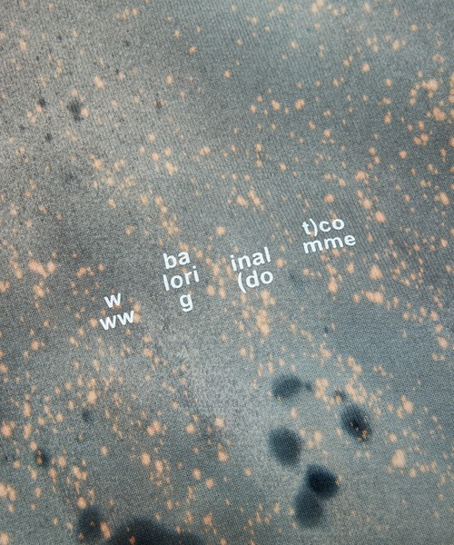 BAL（バル）の「LOGO TIE DYE HOODIE SWEAT by YUKIDYE（パーカー・メンズ・グレー・3/2/1）」の4枚目の写真