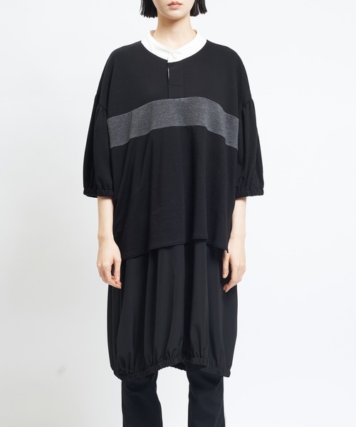 gomme（ゴム）の「ポロカットワンピース（Tシャツ/カットソー・レディース・ブラック・MEDIUM）」の18枚目の写真