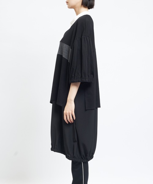 gomme（ゴム）の「ポロカットワンピース（Tシャツ/カットソー・レディース・ブラック・MEDIUM）」の19枚目の写真