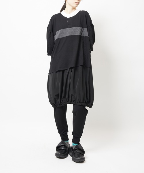 gomme（ゴム）の「ポロカットワンピース（Tシャツ/カットソー・レディース・ブラック・MEDIUM）」の21枚目の写真