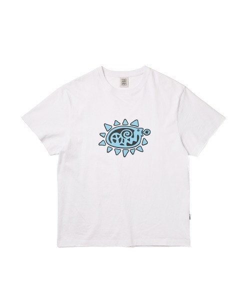 YESEYESEE(イエスアイシー)の「Y.E.S Spiral Tee(Tシャツ/カットソー・メンズ・ライトブラウン/ブラック/ホワイト・S/M/L/XL)」の2枚目の写真