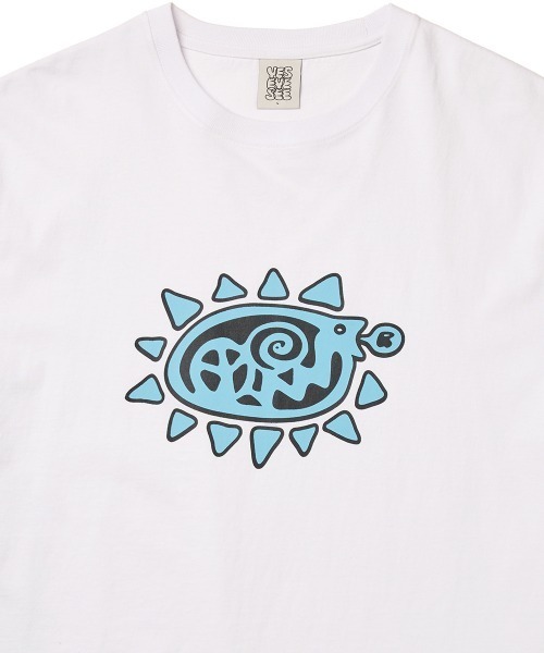 YESEYESEE(イエスアイシー)の「Y.E.S Spiral Tee(Tシャツ/カットソー・メンズ・ライトブラウン/ブラック/ホワイト・S/M/L/XL)」の5枚目の写真