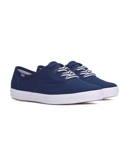 Keds(ケッズ)の「Keds ケッズ チャンピオン キャンバス ブルー(スニーカー・レディース・ブルー・23.0cm/23.5cm/24.0cm/24.5cm/25.0cm/22.5cm)」の1枚目の写真