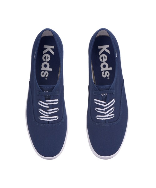Keds(ケッズ)の「Keds ケッズ チャンピオン キャンバス ブルー(スニーカー・レディース・ブルー・23.0cm/23.5cm/24.0cm/24.5cm/25.0cm/22.5cm)」の3枚目の写真