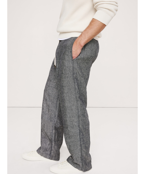 Banana Republic(バナナリパブリック)の「リラックス リネン プルオン ビーチパンツ(その他パンツ・メンズ・グリーン/ベージュ/ブラウン・M/S/XL/L)」の18枚目の写真