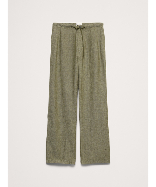 Banana Republic(バナナリパブリック)の「リラックス リネン プルオン ビーチパンツ(その他パンツ・メンズ・グリーン/ベージュ/ブラウン・M/S/XL/L)」の22枚目の写真