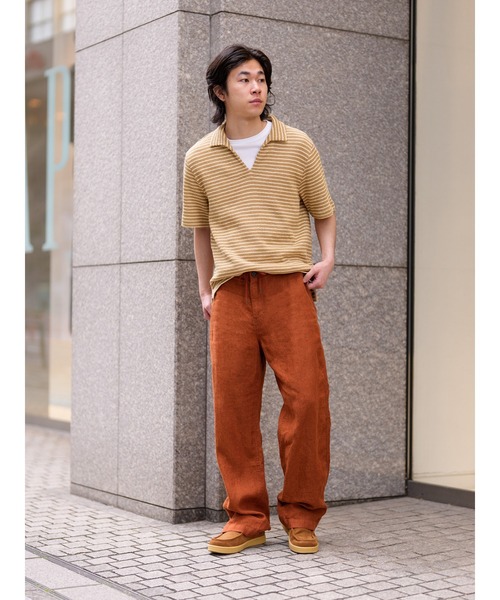Banana Republic(バナナリパブリック)の「リラックス リネン プルオン ビーチパンツ(その他パンツ・メンズ・グリーン/ベージュ/ブラウン・M/S/XL/L)」の11枚目の写真