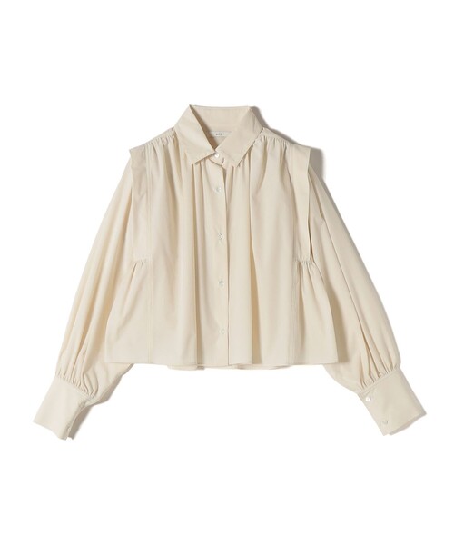 トップス クォータージップトップ / CORE 1/4 ZIP LS MOCK NECK TOP （ブラック
