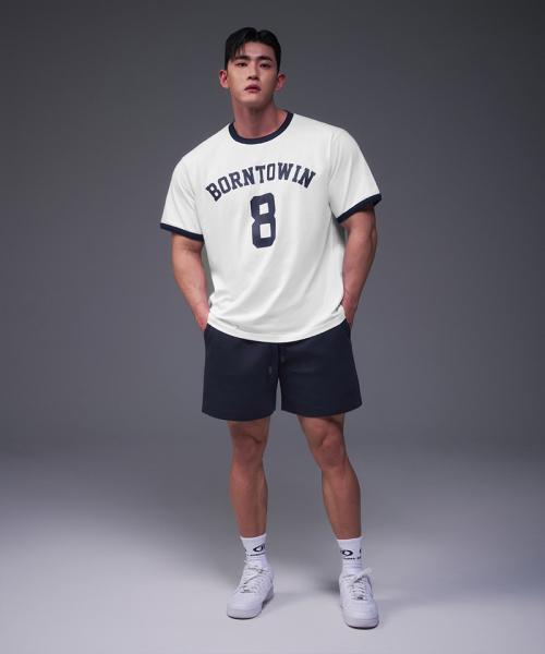 BORN TO WIN（ボーントゥウィン）の「NUMBER RINGER REGULAR FIT T-SHIRTS [WHITE]（Tシャツ/カットソー・メンズ・その他・1/2/4/3）」の3枚目の写真