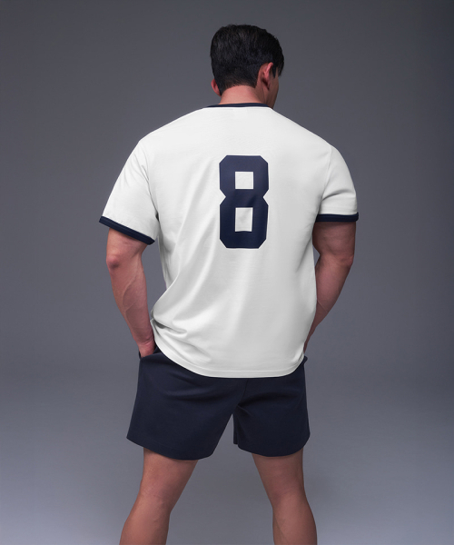 BORN TO WIN（ボーントゥウィン）の「NUMBER RINGER REGULAR FIT T-SHIRTS [WHITE]（Tシャツ/カットソー・メンズ・その他・1/2/4/3）」の4枚目の写真