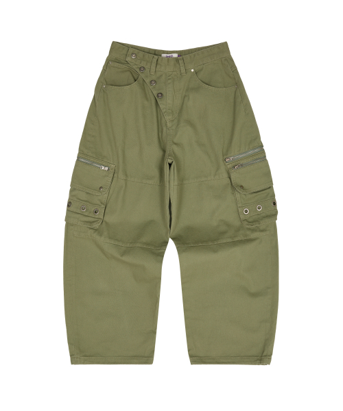 HOODHOOD(フッドフッド)の「アイレットカーゴパンツカーキ(スウェットパンツ・メンズ・その他・1/2/4/3)」の6枚目の写真