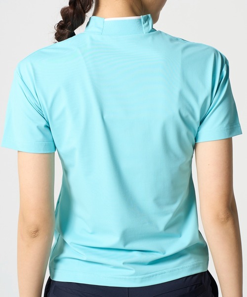 FILA GOLF(フィラゴルフ )の「半袖モックネックシャツ(Tシャツ/カットソー・レディース・ブラック/ミント/ネイビー・XX-LARGE/LARGE/X-LARGE/MEDIUM)」の17枚目の写真