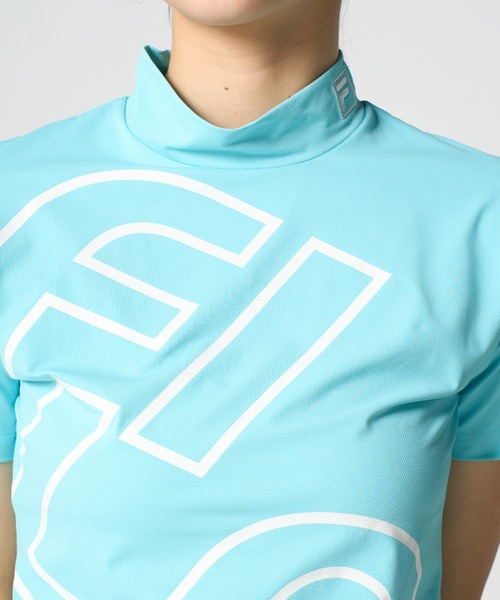 FILA GOLF(フィラゴルフ )の「半袖モックネックシャツ(Tシャツ/カットソー・レディース・ブラック/ミント/ネイビー・XX-LARGE/LARGE/X-LARGE/MEDIUM)」の18枚目の写真