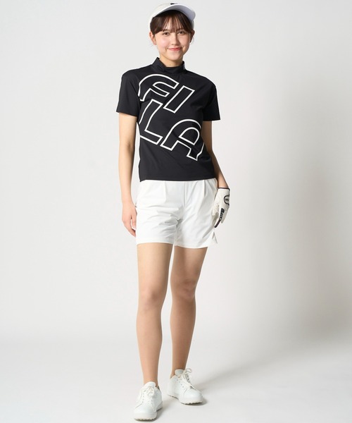 FILA GOLF(フィラゴルフ )の「半袖モックネックシャツ(Tシャツ/カットソー・レディース・ブラック/ミント/ネイビー・XX-LARGE/LARGE/X-LARGE/MEDIUM)」の20枚目の写真