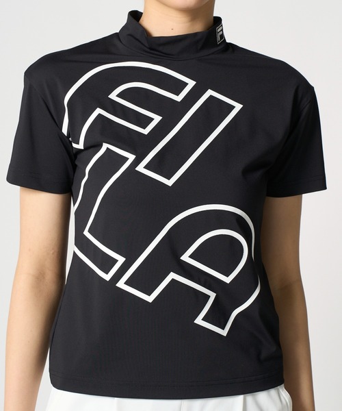 FILA GOLF(フィラゴルフ )の「半袖モックネックシャツ(Tシャツ/カットソー・レディース・ブラック/ミント/ネイビー・XX-LARGE/LARGE/X-LARGE/MEDIUM)」の22枚目の写真
