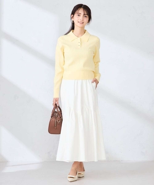 a.v.v(アーヴェヴェ)の「バックル付きローカットパンプス(パンプス・レディース・ミント/アイボリー/ブラック・23.5/24.5)」の20枚目の写真