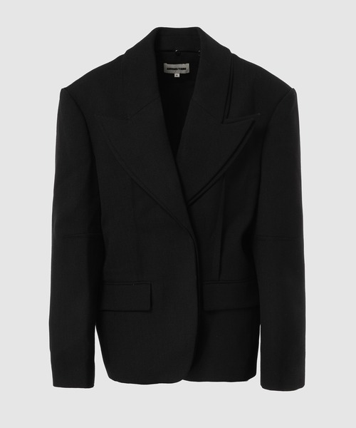 SHUSHU/TONG(シュシュトン)の「Peak Lapel Oversized Blazer(その他アウター・レディース・ネイビー・10)」の1枚目の写真