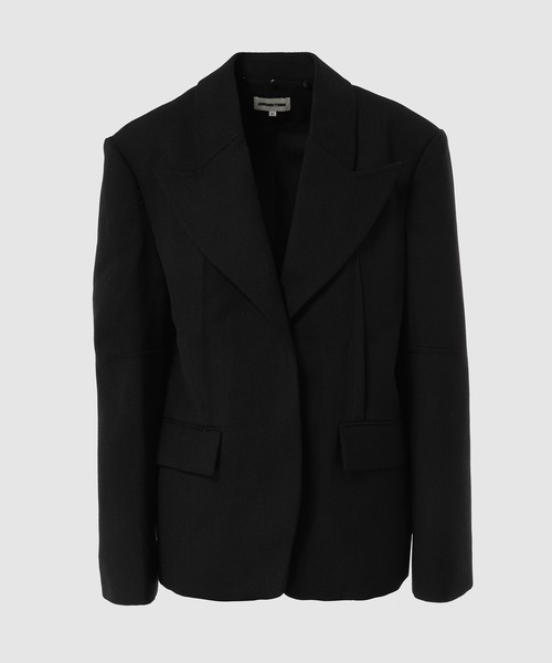 SHUSHU/TONG(シュシュトン)の「Peak Lapel Oversized Blazer(その他アウター・レディース・ネイビー・10)」の4枚目の写真