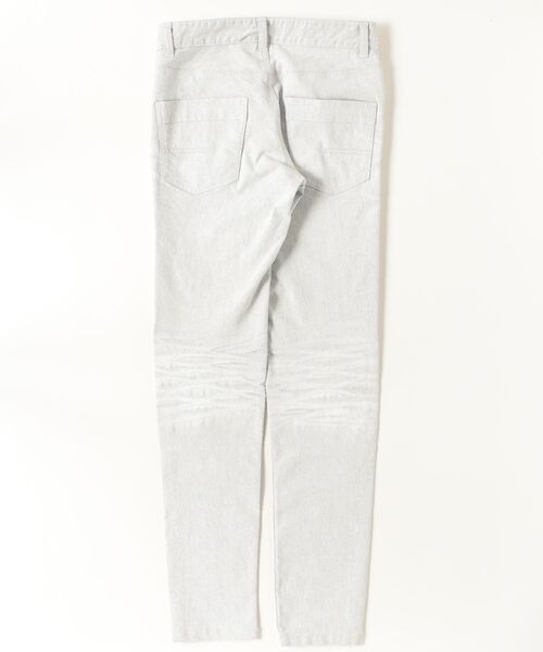 HIGH STREET（ハイストリート）の「ＨＩＧＨ　ＳＴＲＥＥＴ∴ハイパワーストレッチスリムテーパードデニム（デニムパンツ・メンズ・ライトグレー・S/M/LL/L）」の2枚目の写真
