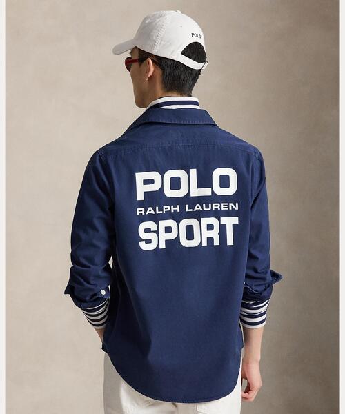 POLO RALPH LAUREN（ポロ ラルフ ローレン）の「クラシック フィット Polo Sport ワークシャツ（シャツ/ブラウス・メンズ・ネイビー系1・S/M/L/XL/XS/XXL）」の6枚目の写真