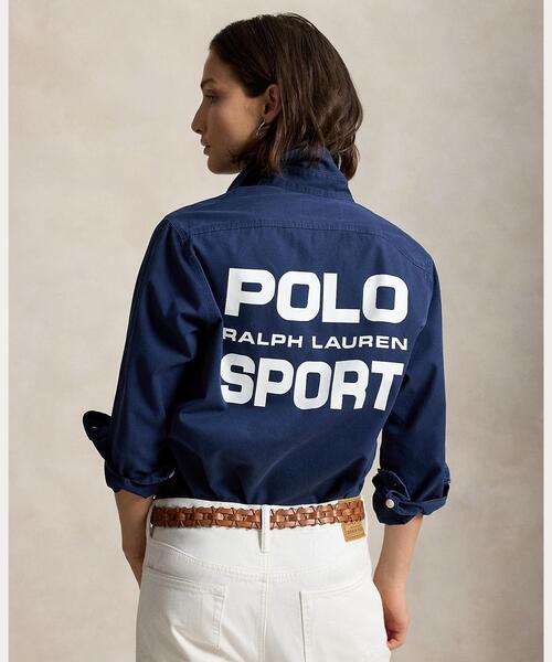 POLO RALPH LAUREN（ポロ ラルフ ローレン）の「クラシック フィット Polo Sport ワークシャツ（シャツ/ブラウス・メンズ・ネイビー系1・S/M/L/XL/XS/XXL）」の8枚目の写真