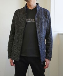 NICOLE selection（ニコルセレクション）の「ガムストレッチジャガードスタンドブルゾン（その他アウター）」