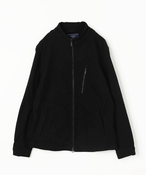 NICOLE selection(ニコルセレクション)の「ガムストレッチジャガードスタンドブルゾン(その他アウター・メンズ・ブラック/チャコールグレー/ホワイト・M/XL/L)」の3枚目の写真