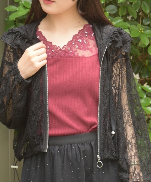 axes femme｜アクシーズファムのタンクトップ（レッド/赤色系）通販