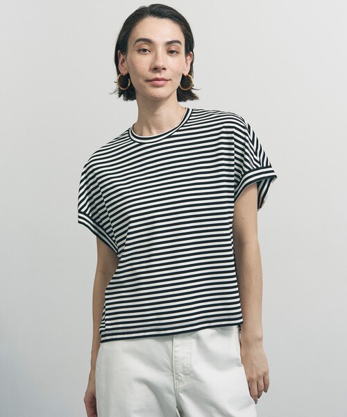 UNFILO（アンフィーロ）の「【一部店舗限定カラー】BEAUTY FORM-T コクーンTシャツ（Tシャツ/カットソー・レディース・ベージュ系/ブラック系1/ブラック系/グレー系/ネイビー系/ホワイト系/レッド系・X-LARGE）」の16枚目の写真