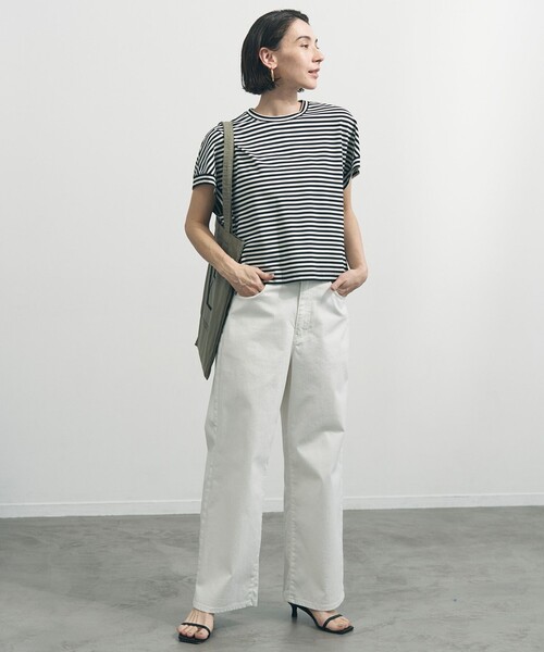 UNFILO（アンフィーロ）の「【一部店舗限定カラー】BEAUTY FORM-T コクーンTシャツ（Tシャツ/カットソー・レディース・ベージュ系/ブラック系1/ブラック系/グレー系/ネイビー系/ホワイト系/レッド系・X-LARGE）」の18枚目の写真