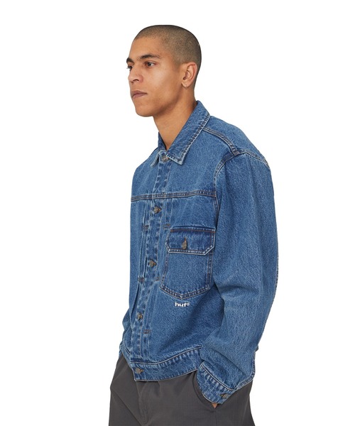 HUF（ハフ）の「89 TRUCKER JACKET（ブルゾン・メンズ・インディゴブルー・S/XL/L/M）」の7枚目の写真