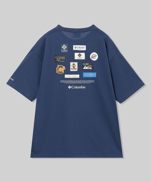Columbia(コロンビア)の「UVカット Columbia/ スタックブルック グラフィック ショートスリーブTシャツ /コロンビア(Tシャツ/カットソー・レディース・グリーン/ブラック/ネイビー/ホワイト・L/M/S/XS/XL)」の4枚目の写真
