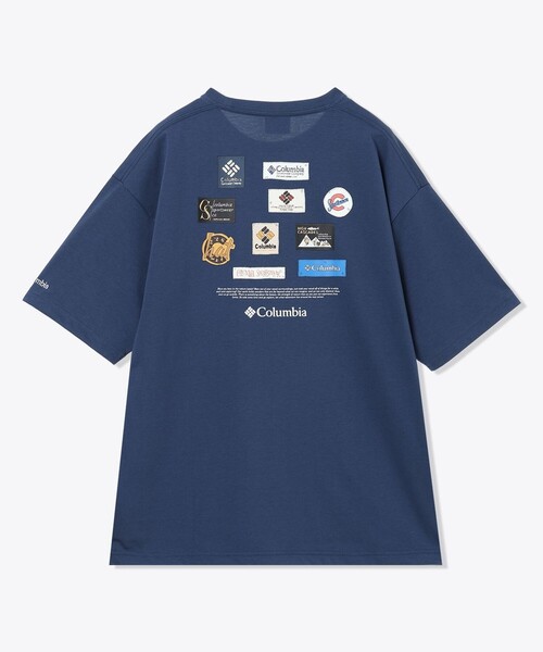 Columbia(コロンビア)の「UVカット Columbia/ スタックブルック グラフィック ショートスリーブTシャツ /コロンビア(Tシャツ/カットソー・レディース・グリーン/ブラック/ネイビー/ホワイト・L/M/S/XS/XL)」の11枚目の写真