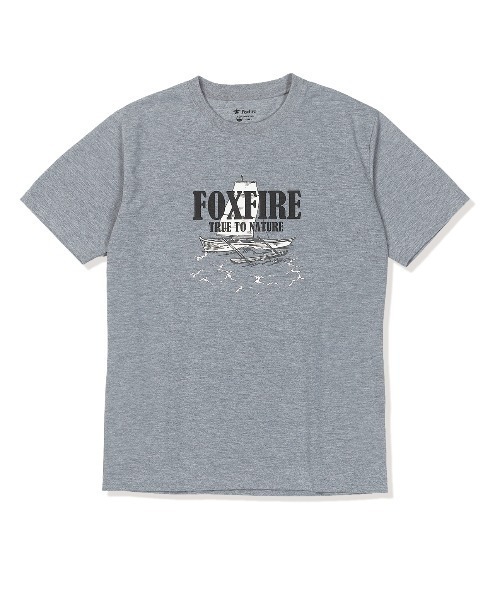 Foxfire(フォックスファイヤー)の「CシールドサバニT S/S(Tシャツ/カットソー・メンズ・グレー/ネイビー・S/M/L/XL)」の2枚目の写真