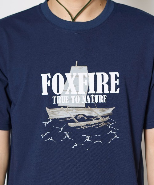 Foxfire(フォックスファイヤー)の「CシールドサバニT S/S(Tシャツ/カットソー・メンズ・グレー/ネイビー・S/M/L/XL)」の4枚目の写真