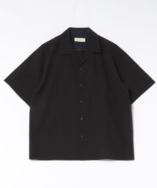 many men many mind(メニーメンメニーマインド)の「MANYMENMANYMINDS / AIRLEAKFABRIC/半袖オープンカラーシャツ(シャツ/ブラウス・メンズ・チャコール/ブラック・LARGE/X-LARGE/MEDIUM)」の5枚目の写真