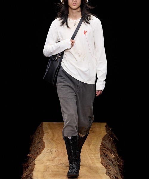MASU(エムエーエスユー)の「【M A S U】WASTED RED ANGEL LONG SLEEVE T-SHIRT(Tシャツ/カットソー・メンズ・ホワイト/オリーブ/ブラック・46/48)」の4枚目の写真