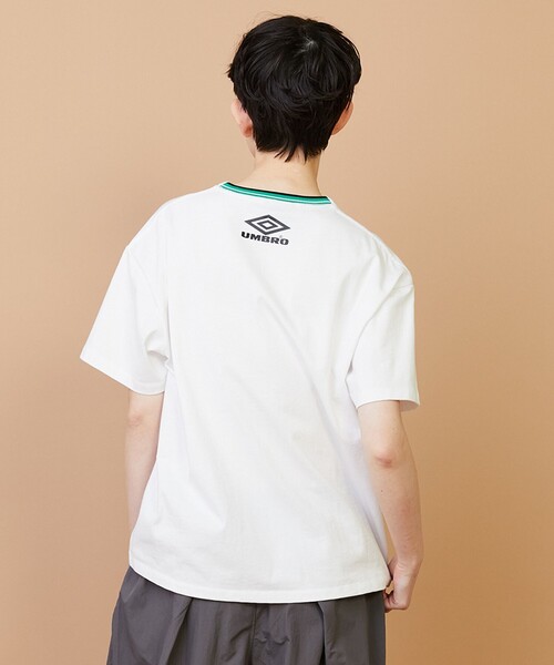 FRAPBOIS(フラボア)の「UMBRO TEE-SHIRT(Tシャツ/カットソー・レディース・ホワイト/ブラック・2/1)」の4枚目の写真