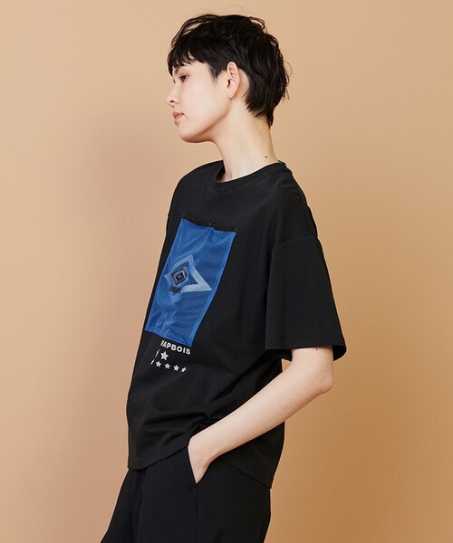 FRAPBOIS(フラボア)の「UMBRO TEE-SHIRT(Tシャツ/カットソー・レディース・ホワイト/ブラック・2/1)」の10枚目の写真