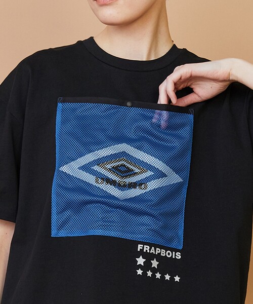 FRAPBOIS(フラボア)の「UMBRO TEE-SHIRT(Tシャツ/カットソー・レディース・ホワイト/ブラック・2/1)」の12枚目の写真