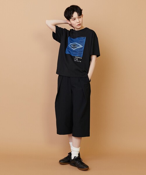 FRAPBOIS(フラボア)の「UMBRO TEE-SHIRT(Tシャツ/カットソー・レディース・ホワイト/ブラック・2/1)」の15枚目の写真