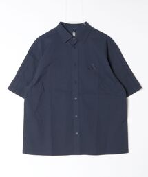adidas | 【別注】アディダス adidas デニムルック ツイル ルーズフィット レギュラーカラー 半袖シャツ 限定コラボ(シャツ/ブラウス)