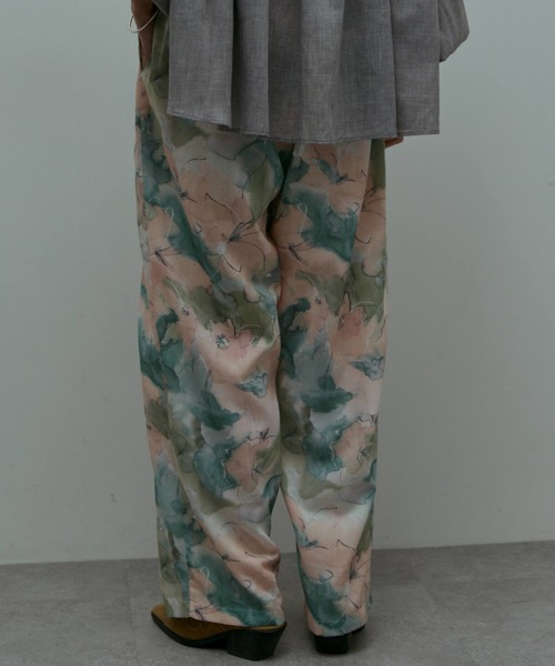 flaeu(フラユ)の「Blur Flower Trousers(その他パンツ・レディース・ブルー/ピンク・FREE)」の18枚目の写真