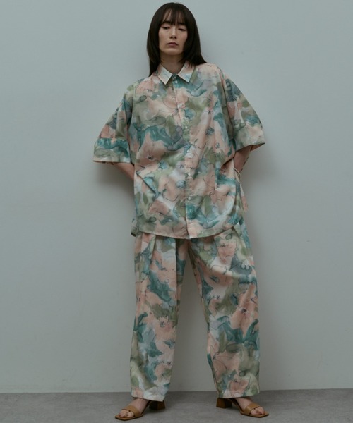 Blur Flower Trousers（その他パンツ）｜flaeu（フラユ）の