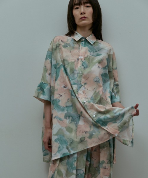 flaeu(フラユ)の「Blur Flower Trousers(その他パンツ・レディース・ブルー/ピンク・FREE)」の21枚目の写真