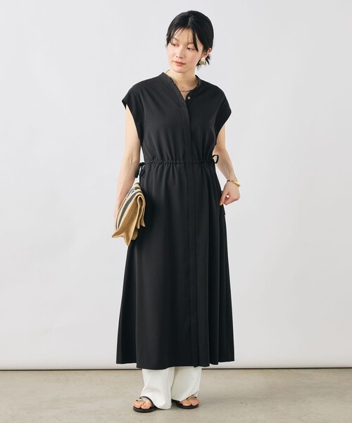 NOLLEY’S（ノーリーズ）の「【WEB限定】ウォッシャブルジョーゼットワンピース（ワンピース・レディース・チャコールグレー/ブラック・38）」の17枚目の写真