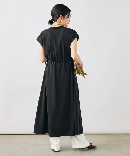NOLLEY’S（ノーリーズ）の「【WEB限定】ウォッシャブルジョーゼットワンピース（ワンピース・レディース・チャコールグレー/ブラック・38）」の20枚目の写真